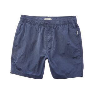 Onia Mens Crinkle Swim Trunk, Grey